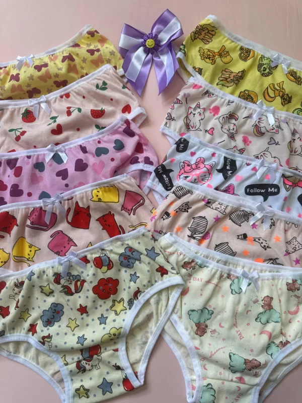 CALCINHA INFANTIL ESTAMPADA (viés poliamida) - Imagem 5