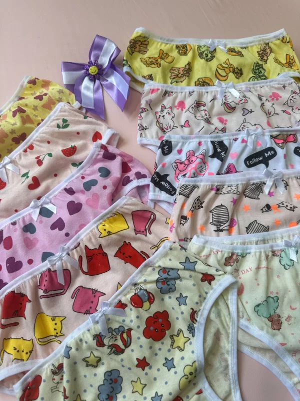CALCINHA INFANTIL ESTAMPADA (viés poliamida) - Imagem 4