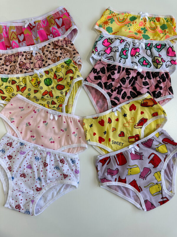 CALCINHA INFANTIL ESTAMPADA (viés poliamida) - Imagem 11