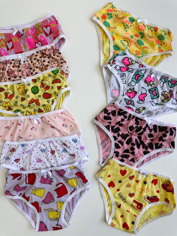 CALCINHA INFANTIL ESTAMPADA (viés poliamida) - Imagem 12