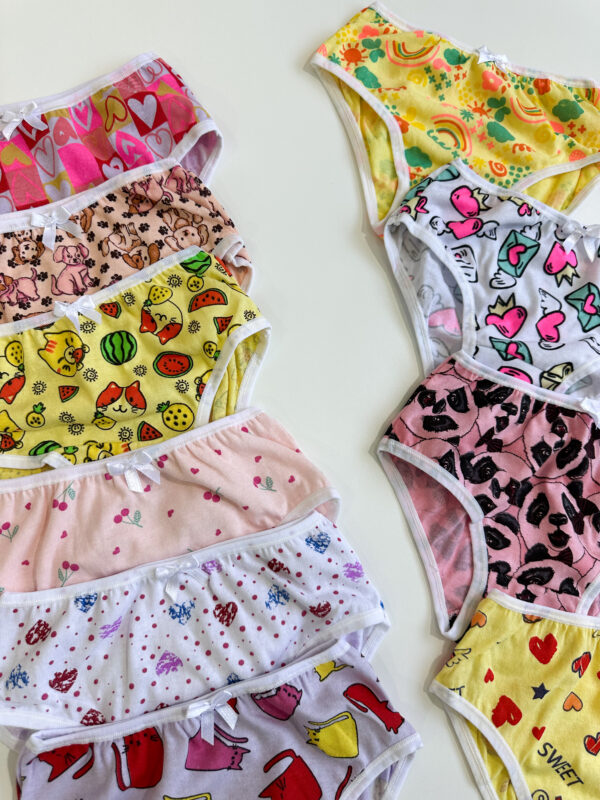 CALCINHA INFANTIL ESTAMPADA (viés poliamida) - Imagem 10