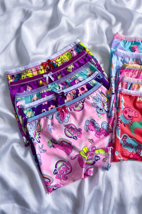 CALCINHA INFANTIL BOXER ESTAMPADA