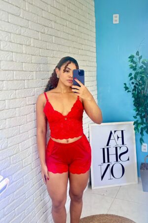 Babydoll Anitta - Vermelho, G