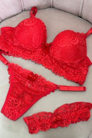 Conjunto Valesca - Vermelho, P