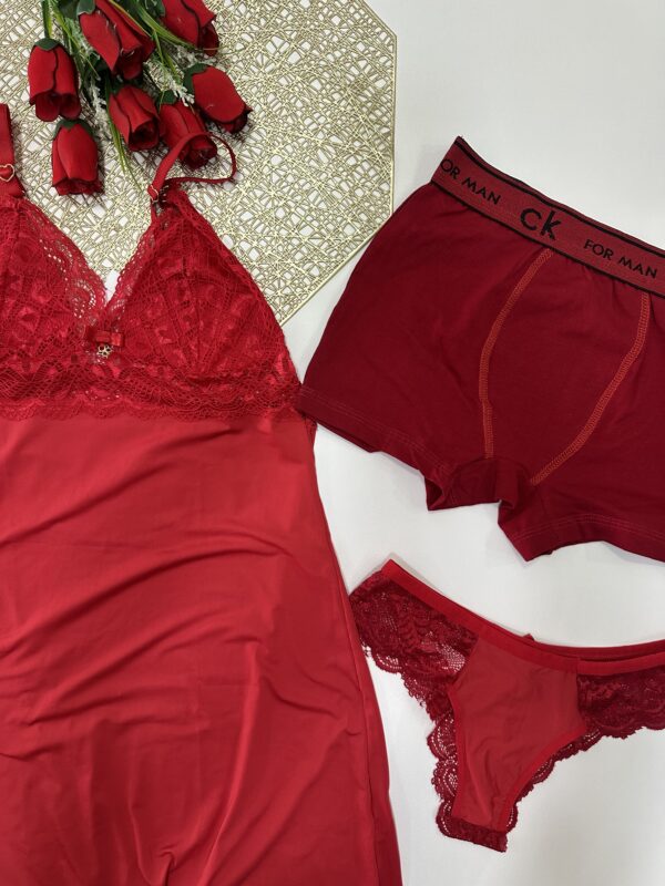 COMBO ROMANCE VERMELHO