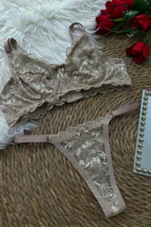 Conjunto bete - Bege, M