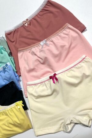 Calcinha Box Lisa Infantil - M, Variados