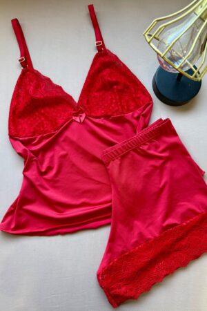 Babydoll Luxo - M, Vermelho