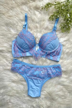 Conjunto Bicolor - Azul frozen, P