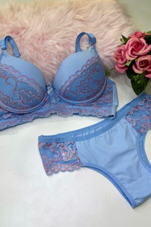 Conjunto Beca Bicolor - M, Azul frozen