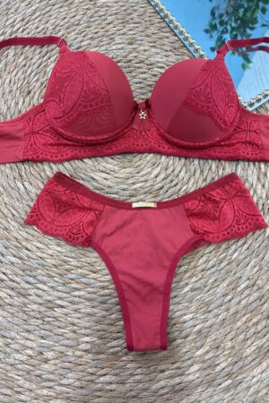 Conjunto Priscila - Vermelho, G