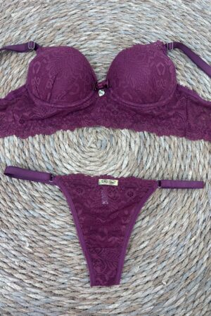 Conjunto Virginia - Vinho, M