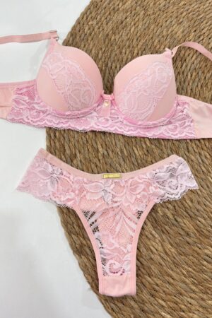 Conjunto Laura - Rosa Bebê, G