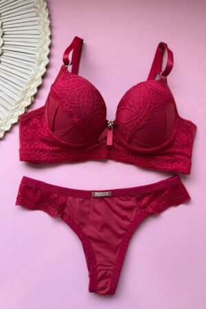 Conjunto Amanda - Vermelho, P